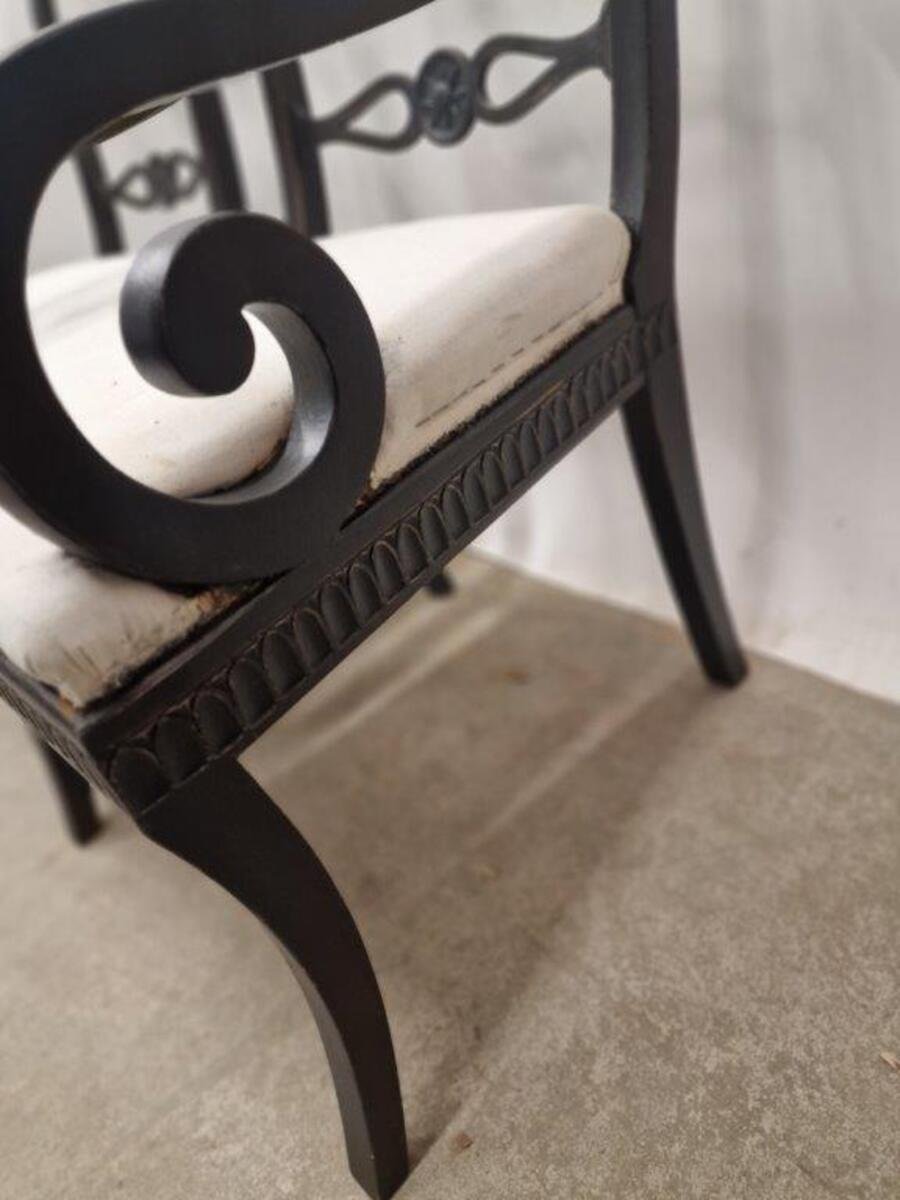 Pair of Swedish armchairs circa 1840 - JAA