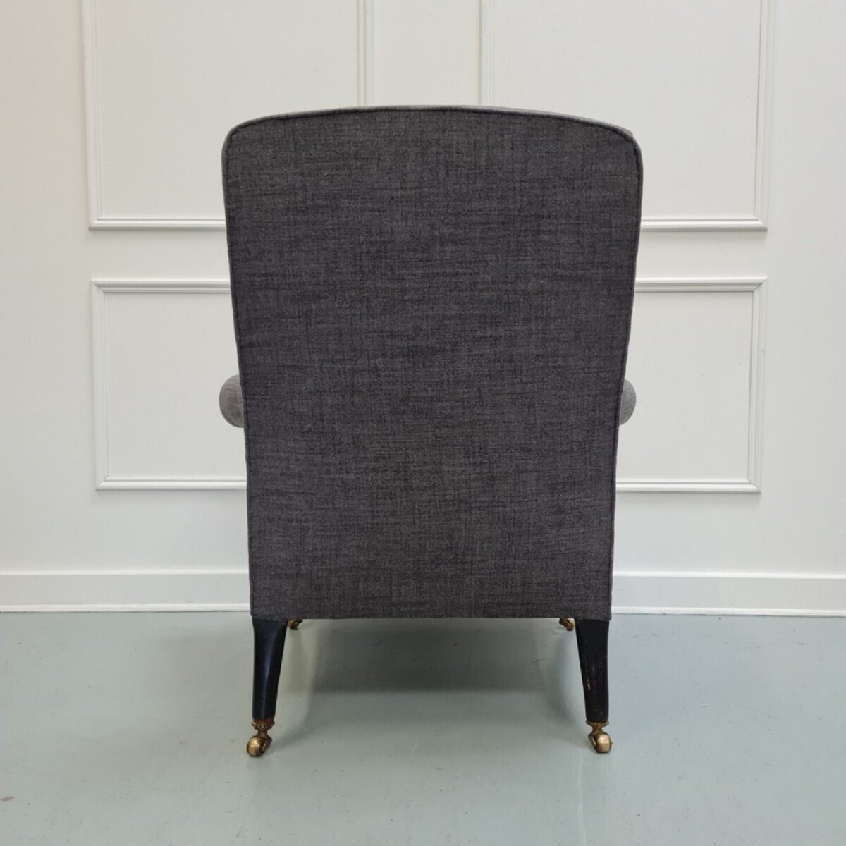 French Grey Antique Armchair C1910 - JAA