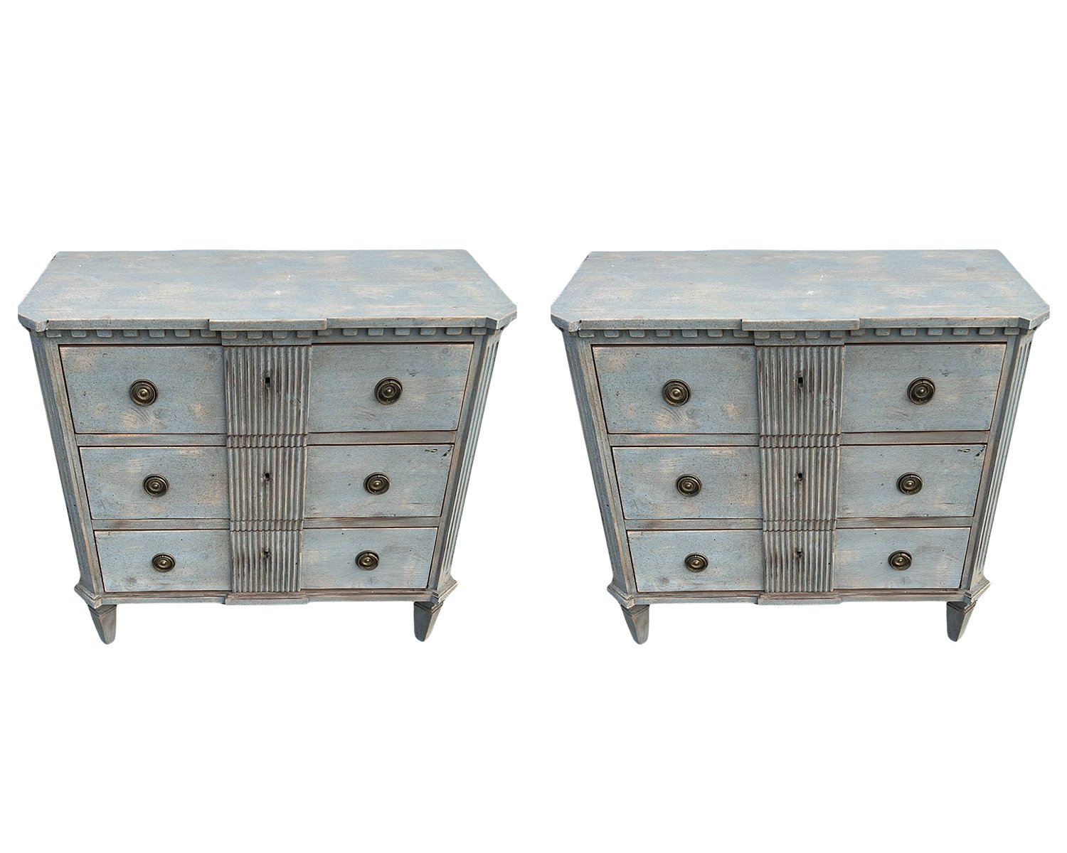 Pair of Florentine handcrafted chests of drawers, that you had already confirmed last week in lacquered fir wood, - JAA