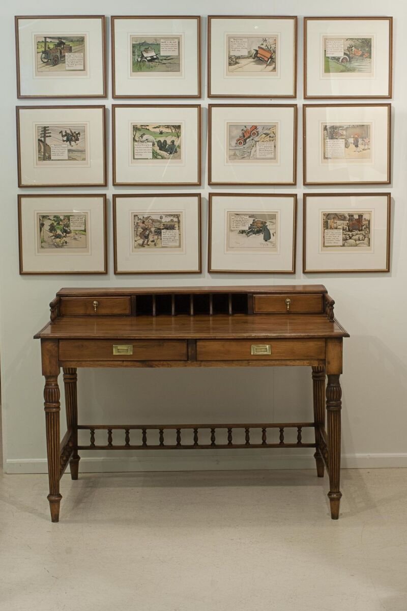 Vintage Writing Desk, Work Desk. - JAA