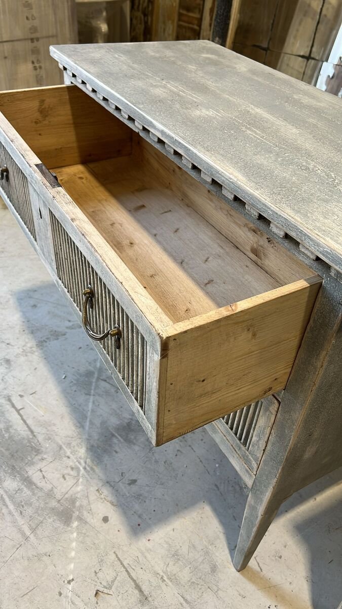 Pair of chests of drawers in lacquered fir wood - JAA