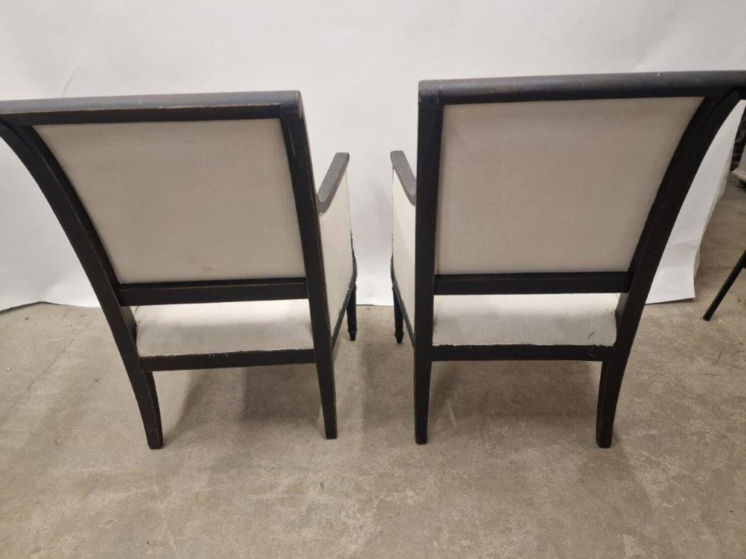 Pair of Swedish armchairs circa 1840. - JAA