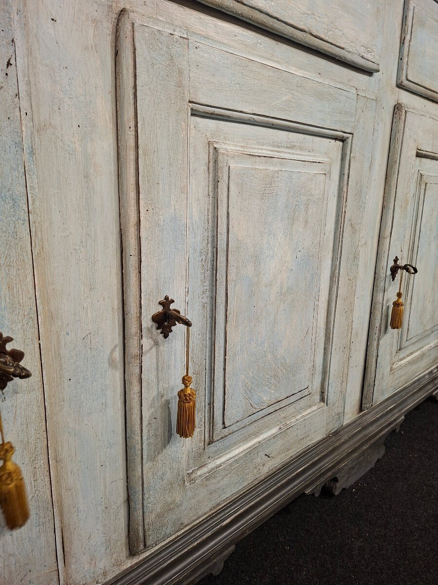 18th Century Painted Three-door Sideboard - JAA