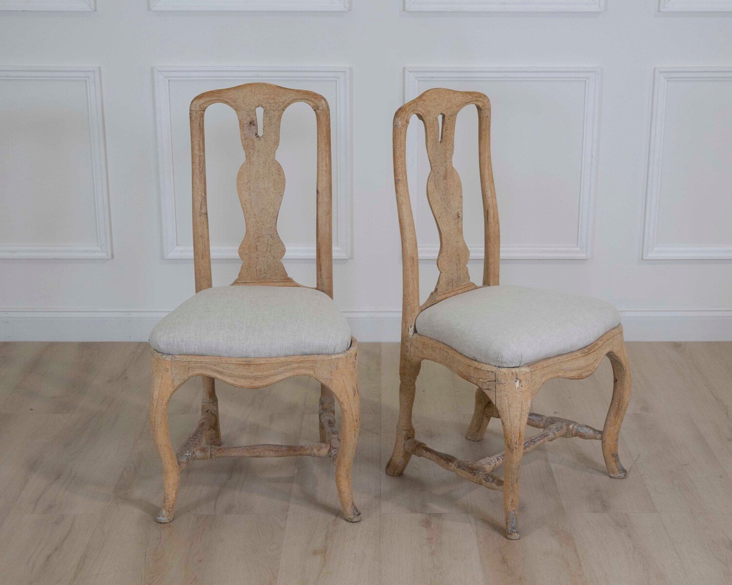 Pair of Stockholm Rococo Chairs, Circa 1770 - JAA
