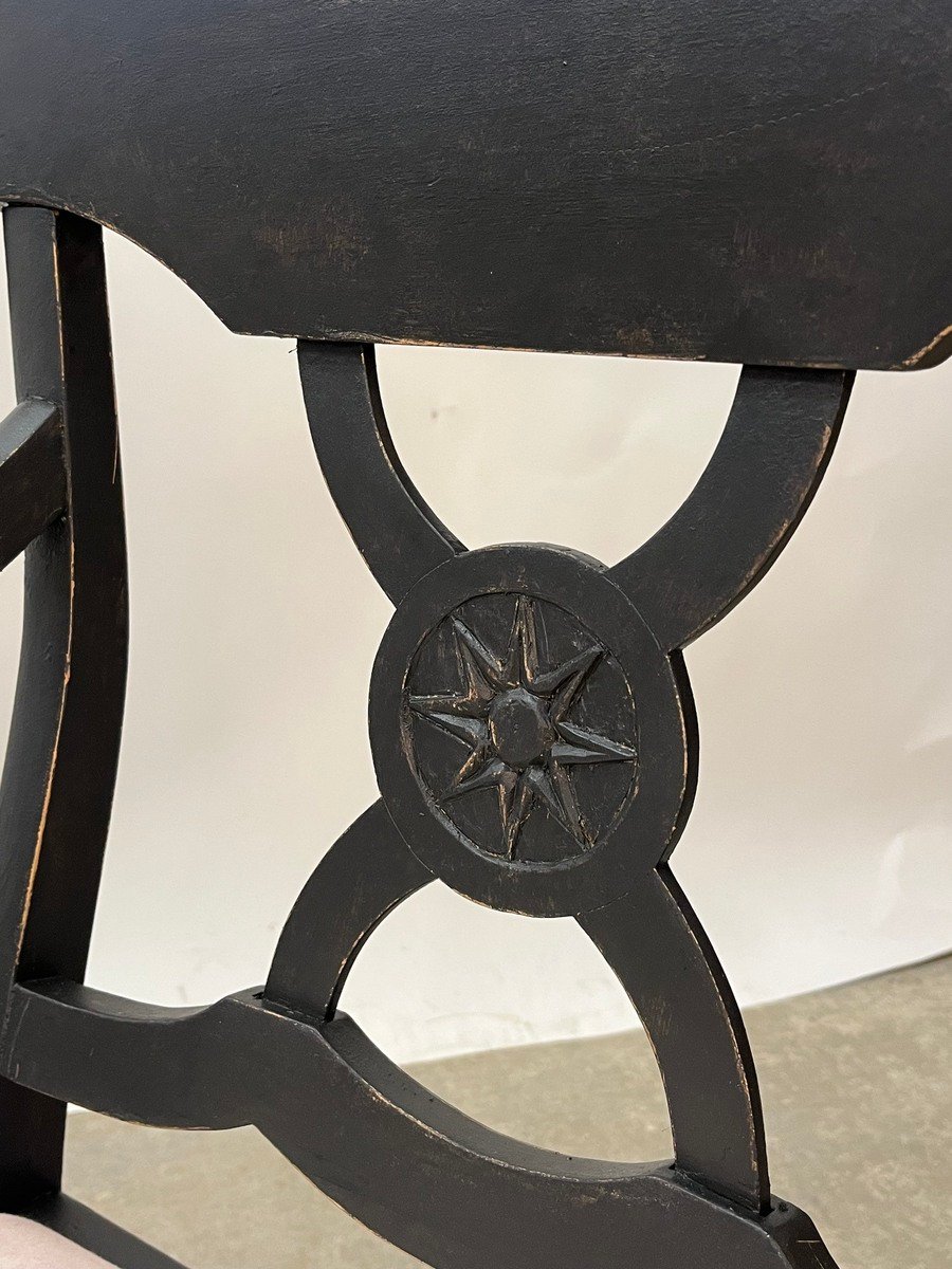 Pair of Swedish Ebonized Neoclassical Armchairs, Circa 1880 - JAA