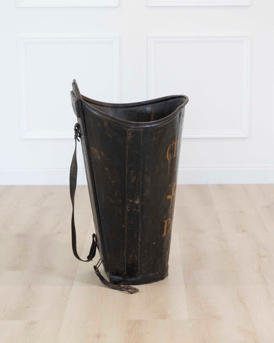 French 20th Century Painted Grape-Picking Hod - JAA