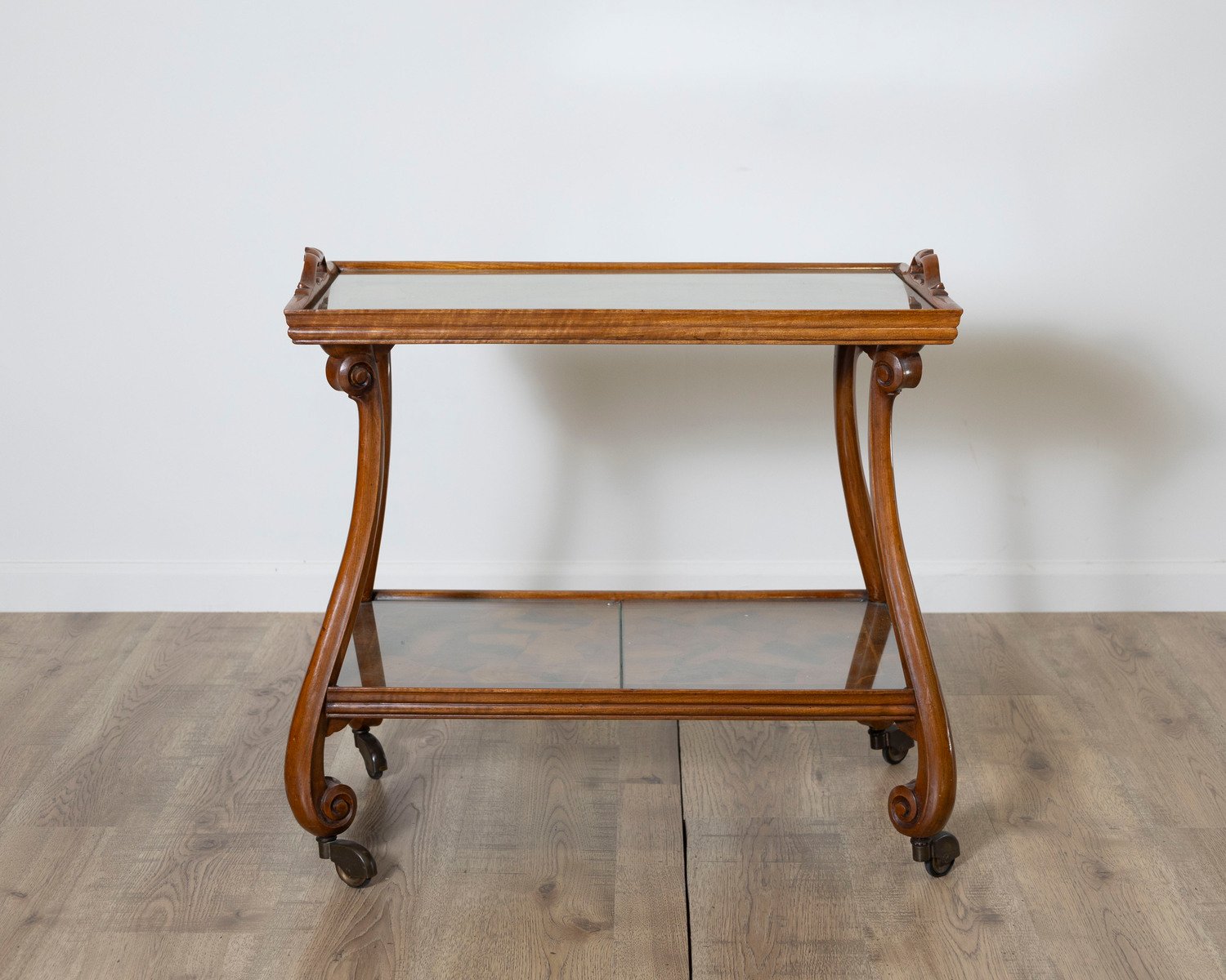 Walnut Burl Tea Table from Verona - JAA