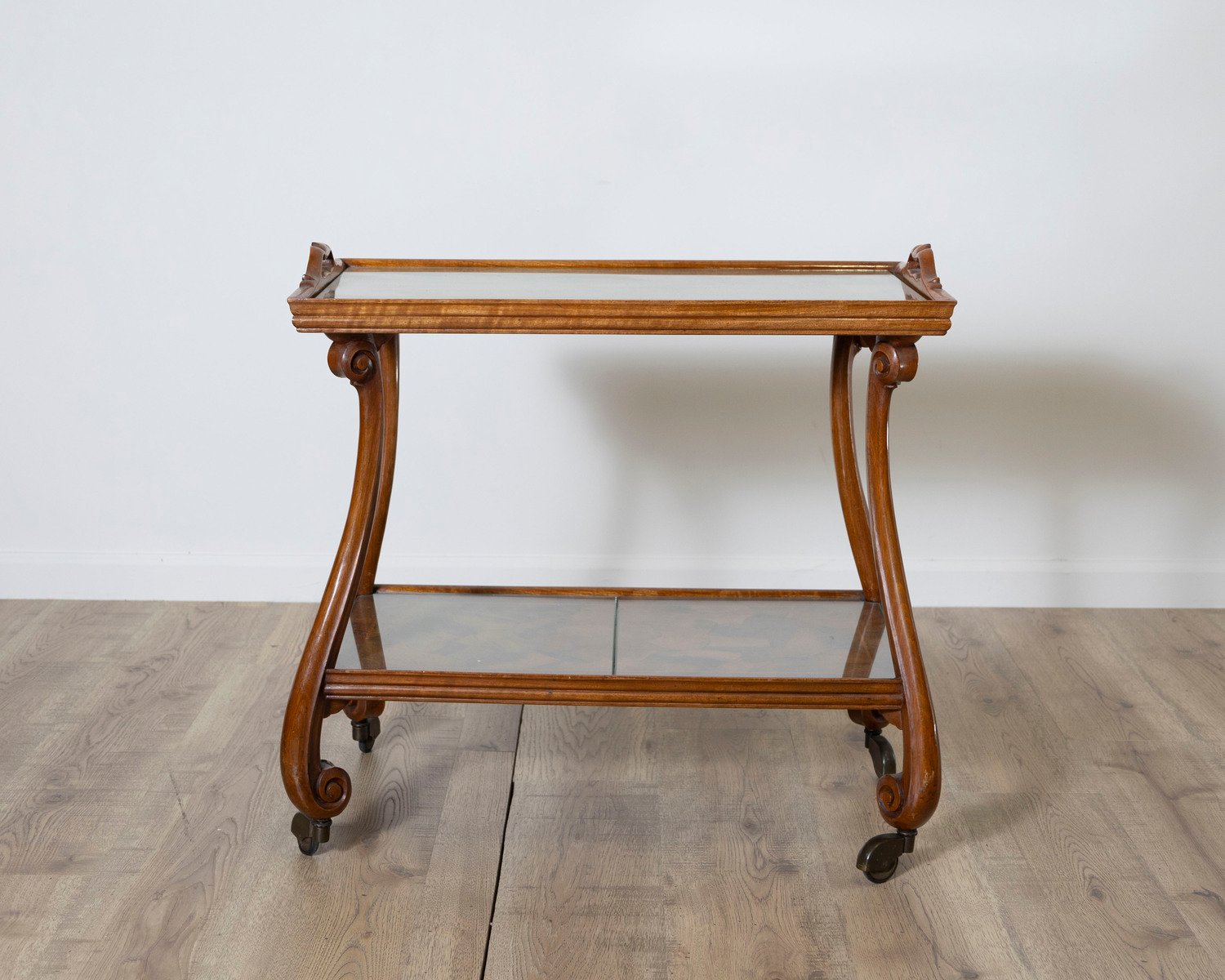 Walnut Burl Tea Table from Verona - JAA