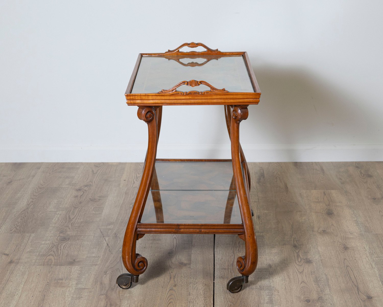 Walnut Burl Tea Table from Verona - JAA