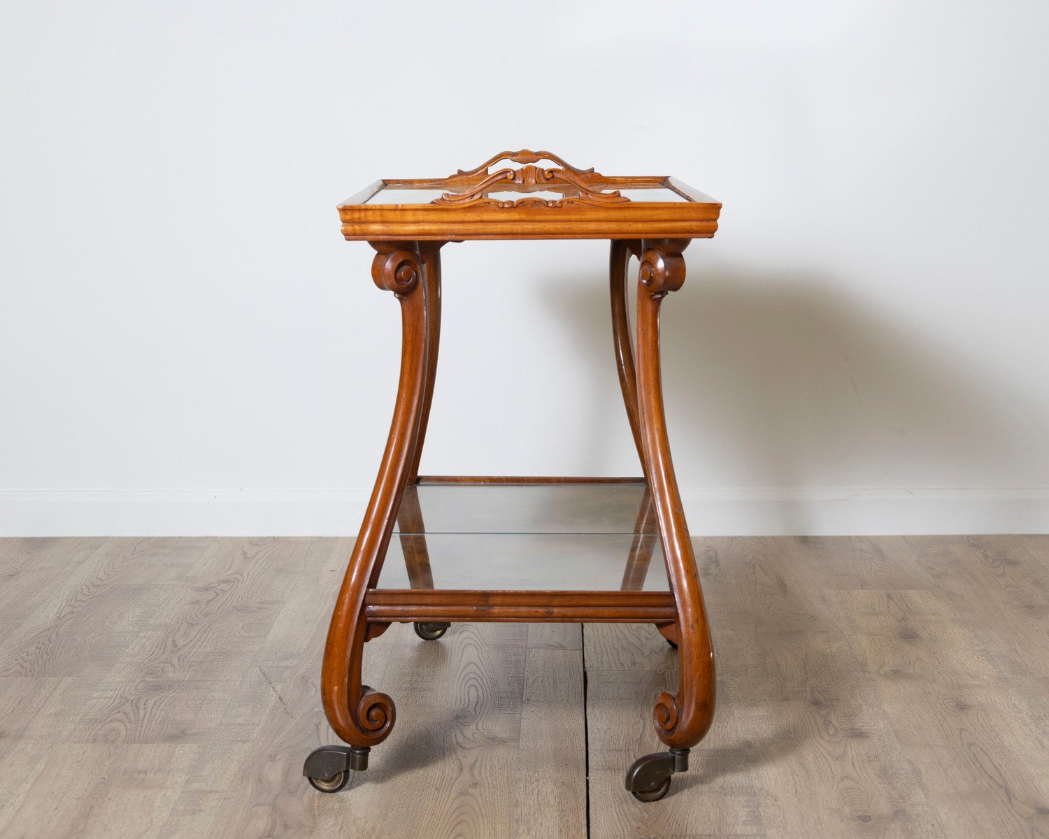 Walnut Burl Tea Table from Verona - JAA