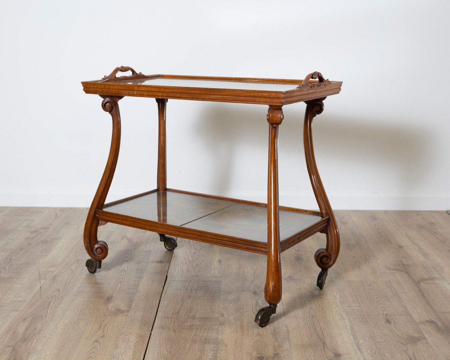 Walnut Burl Tea Table from Verona - JAA