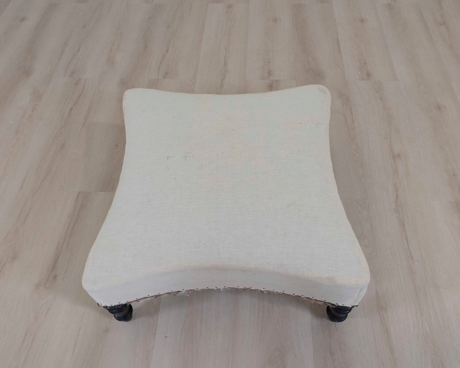 19th Century Napoleon III French Stool, Ready to Upholster - JAA