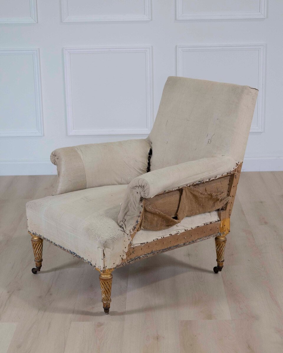 19th Century French chair, Ready to Upholster - JAA