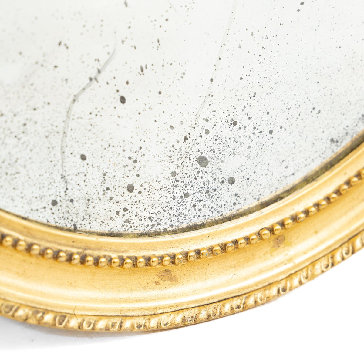 Pair of Swedish 20th Century Ribbon-Crested Mirrors - JAA