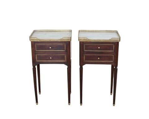 Pair Of Louis XVI Style Bedside Tables