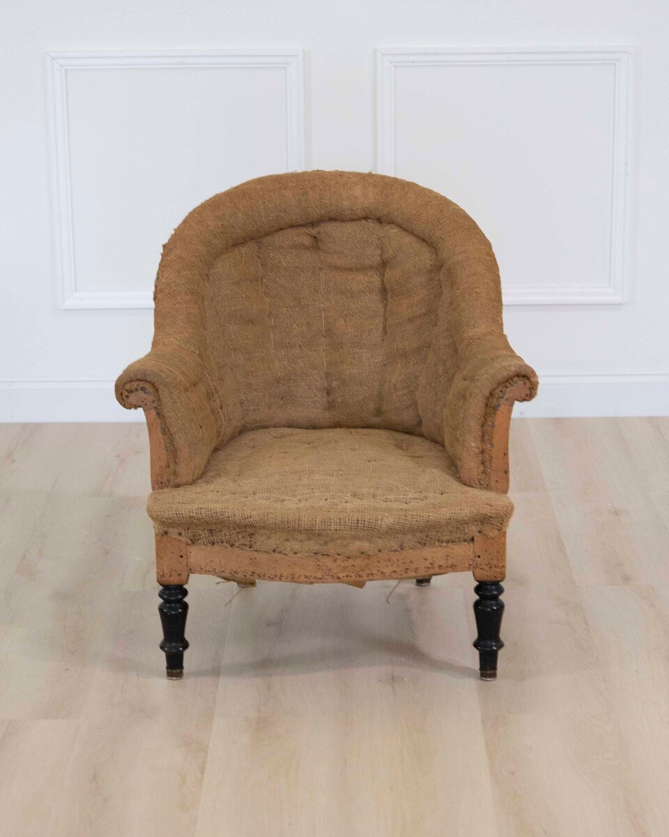 19th Century French Chair, Ready to Upholster - JAA