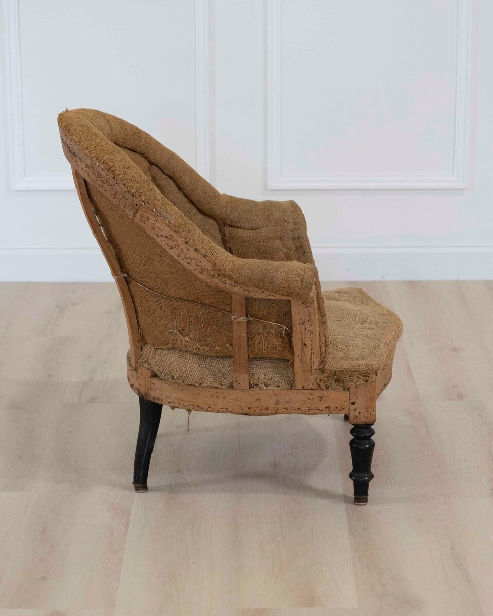 19th Century French Chair, Ready to Upholster - JAA