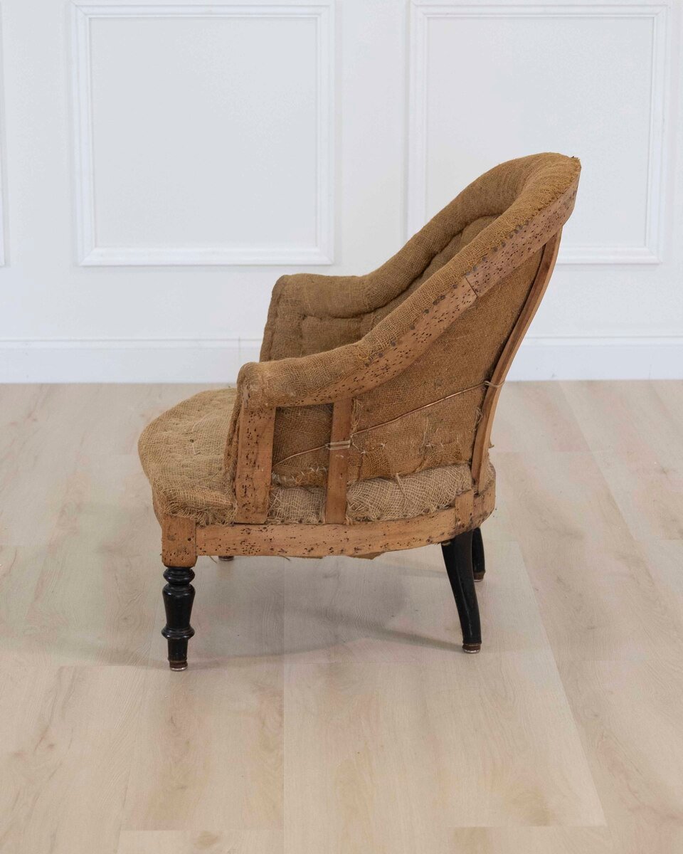 19th Century French Chair, Ready to Upholster - JAA