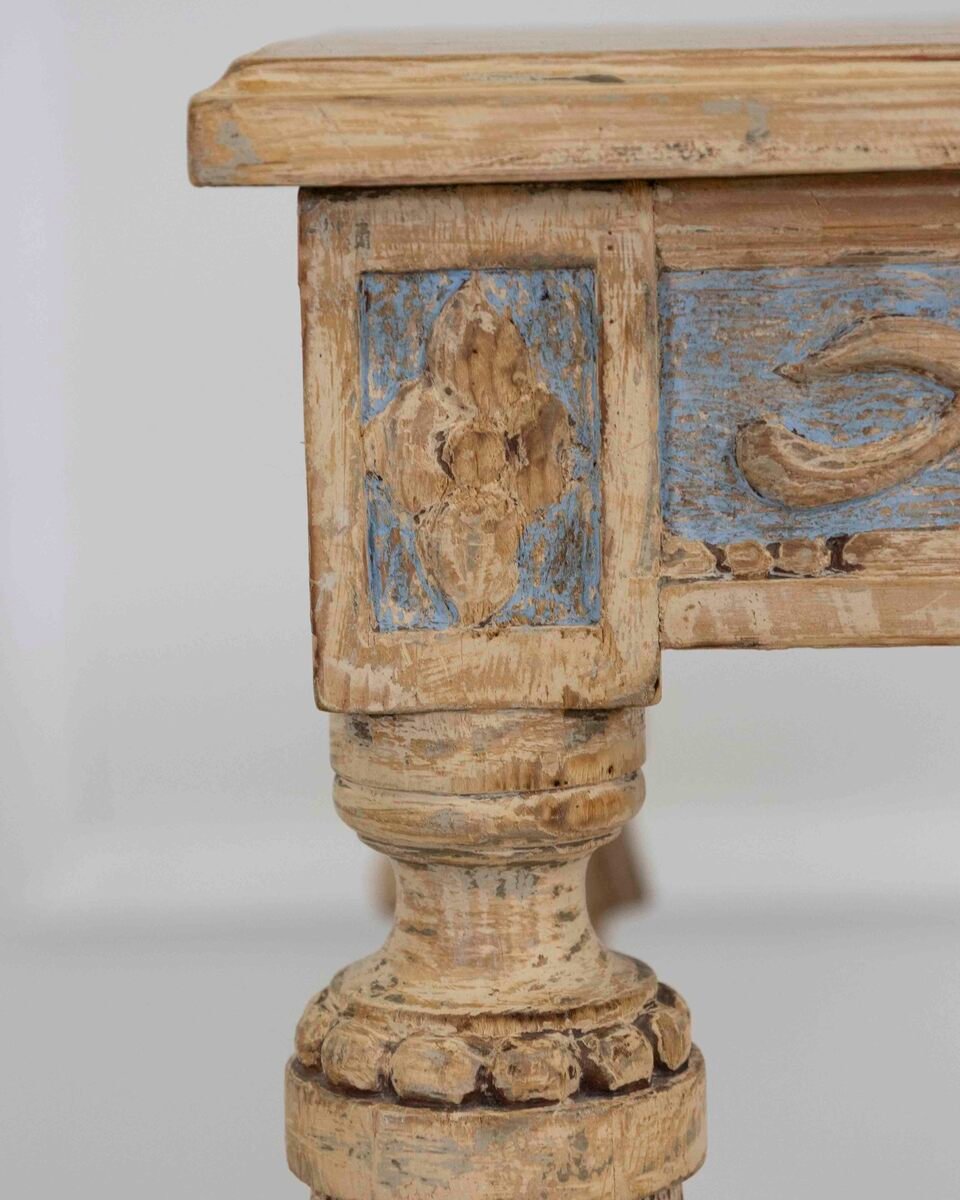 Swedish Gustavian Console Table with Carved Medallion, circa 1860 - JAA