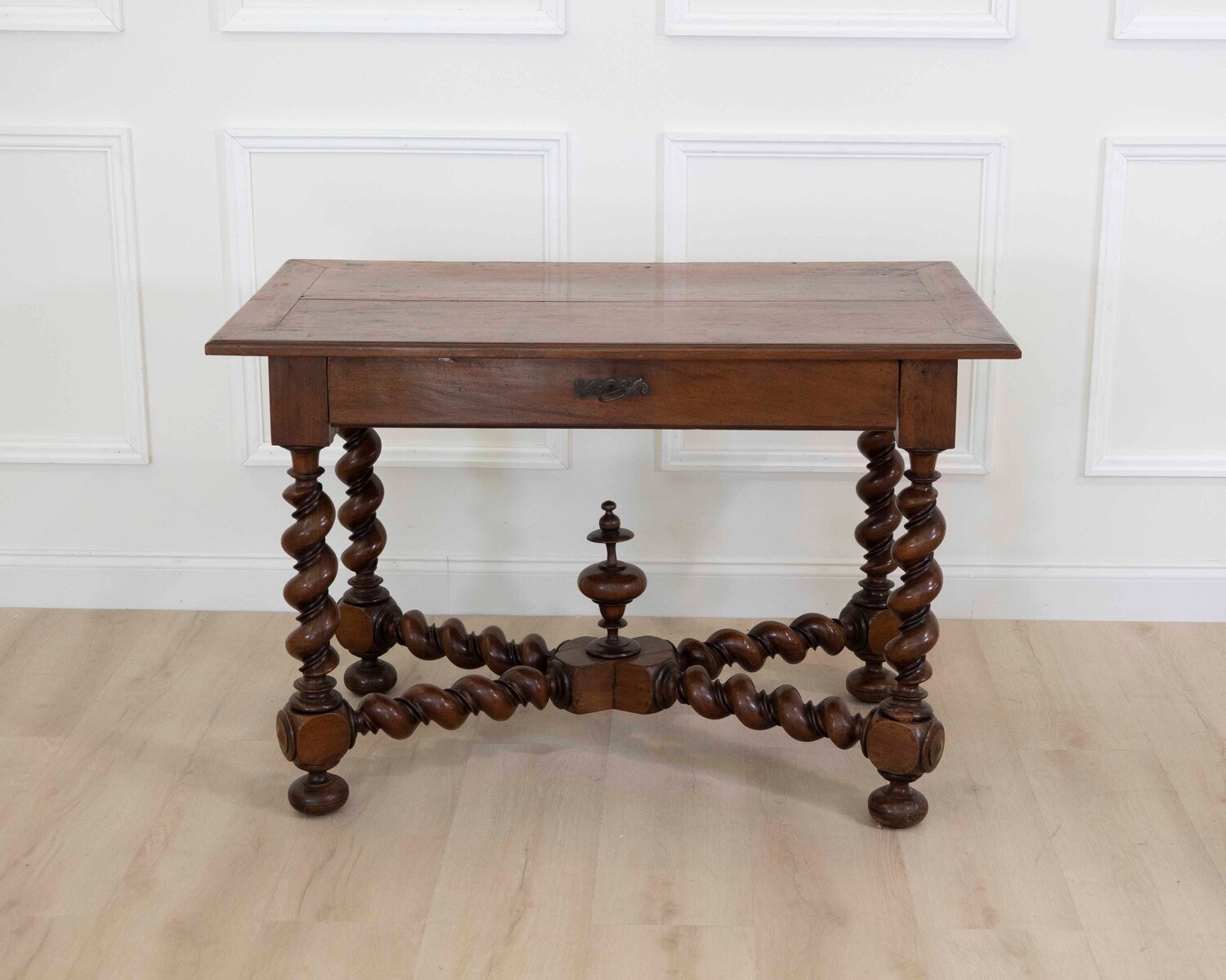 French 19th Century Louis XIII Style Walnut Table - JAA
