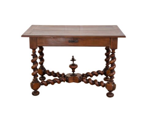 French 19th Century Louis XIII Style Walnut Table