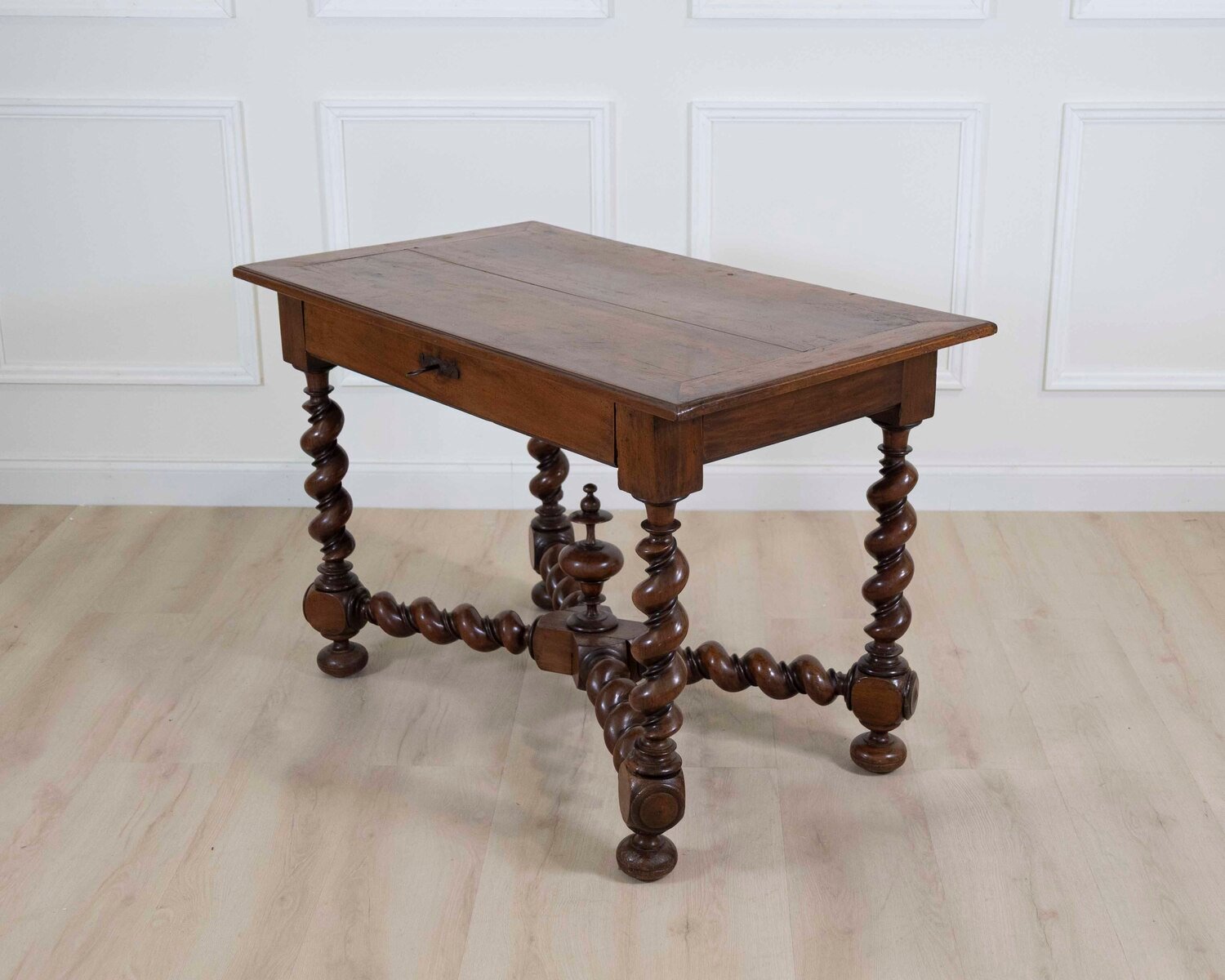 French 19th Century Louis XIII Style Walnut Table - JAA