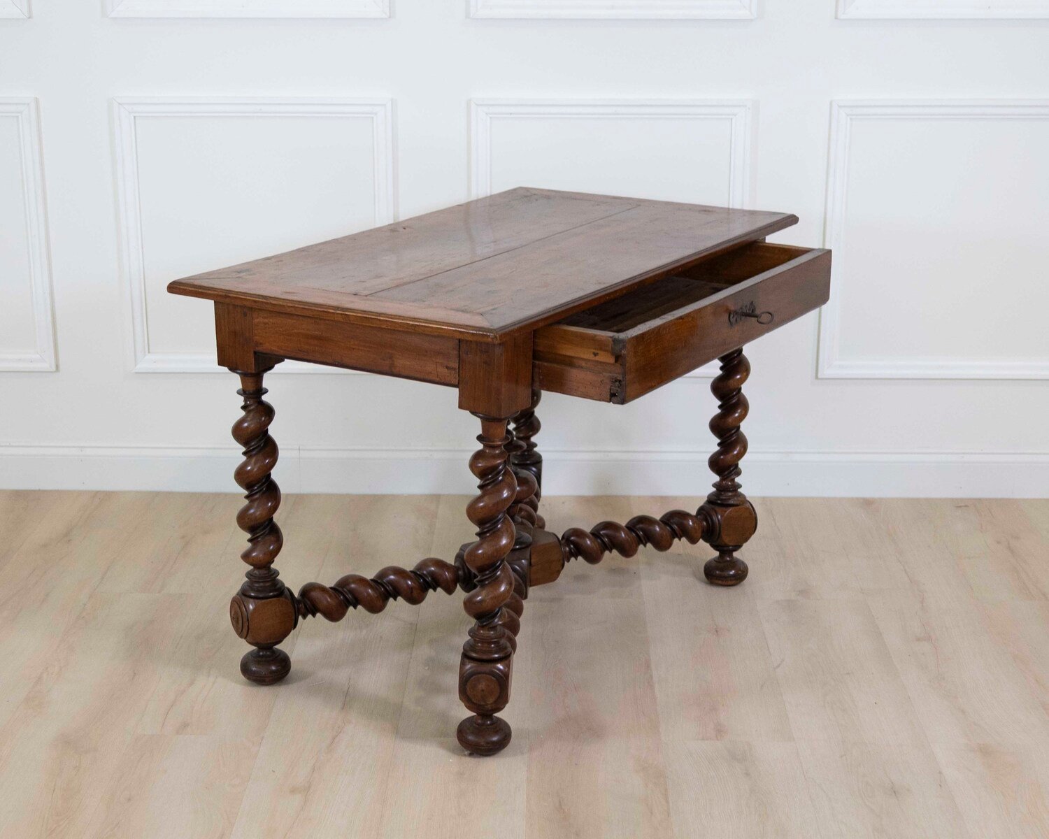 French 19th Century Louis XIII Style Walnut Table - JAA
