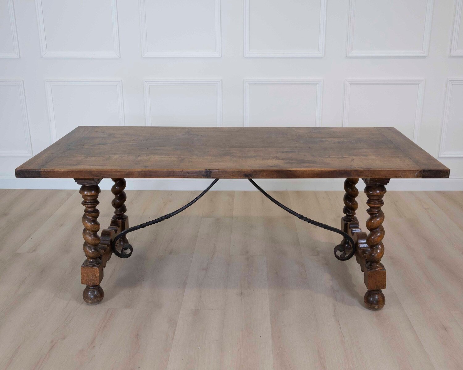 French 19th Century Walnut Monastery Table - JAA