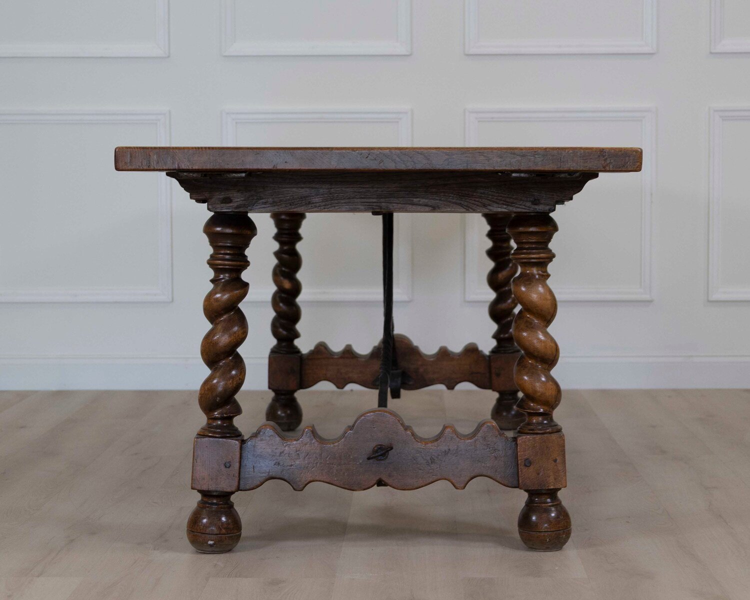 French 19th Century Walnut Monastery Table - JAA