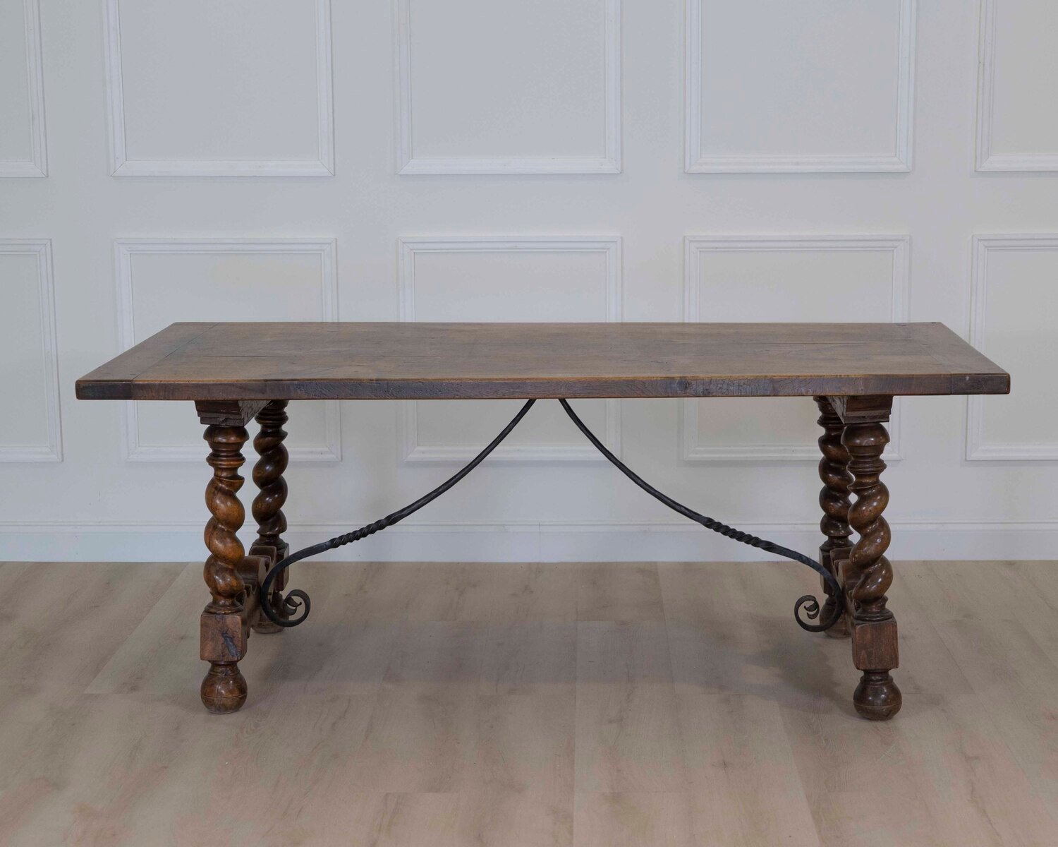 French 19th Century Walnut Monastery Table - JAA