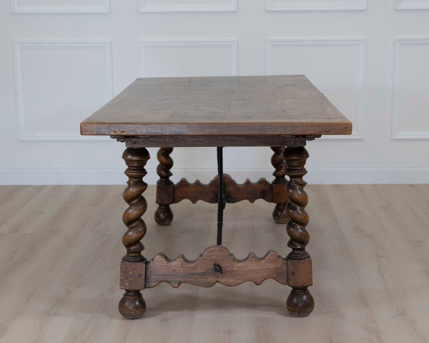 French 19th Century Walnut Monastery Table - JAA