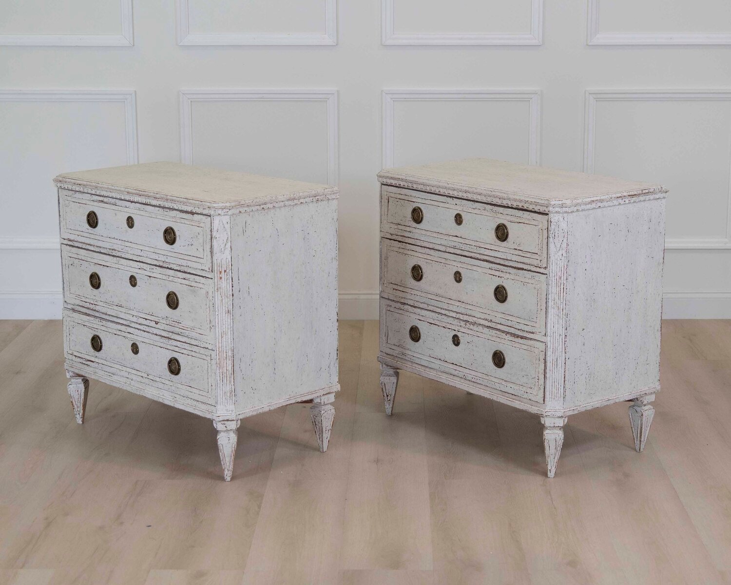 Pair of Scandinavian 20th Century Chests of Drawers - JAA