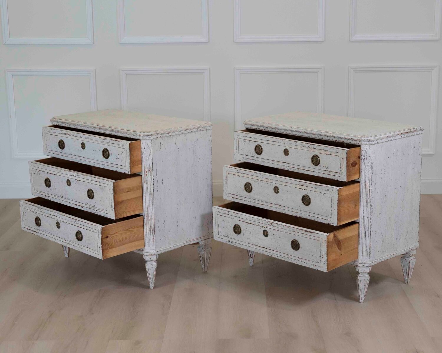 Pair of Scandinavian 20th Century Chests of Drawers - JAA