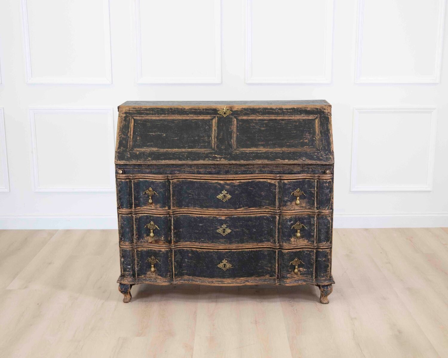 Danish Rococo Secretaire, Circa 1760 - JAA