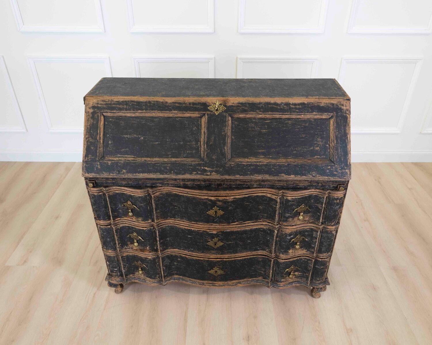 Danish Rococo Secretaire, Circa 1760 - JAA