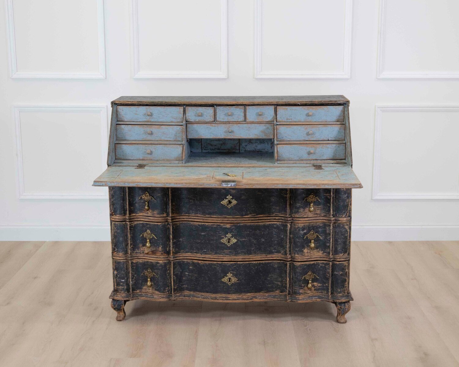 Danish Rococo Secretaire, Circa 1760 - JAA