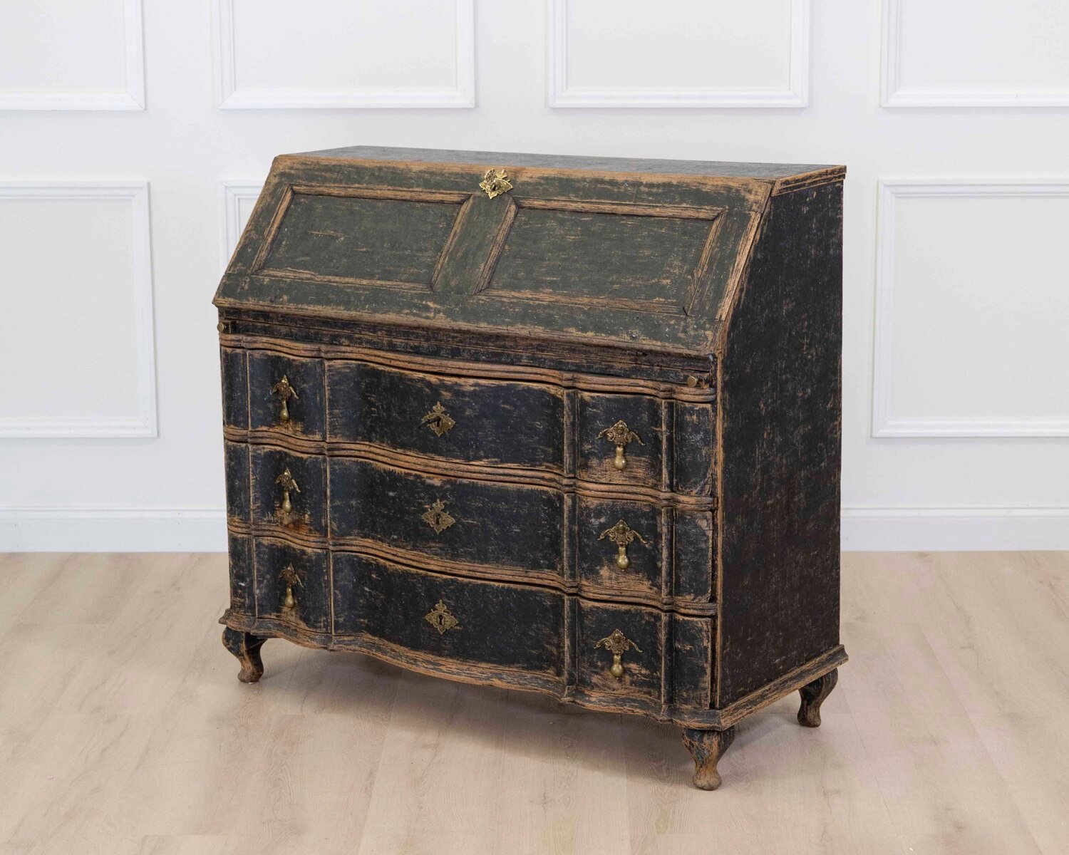 Danish Rococo Secretaire, Circa 1760 - JAA