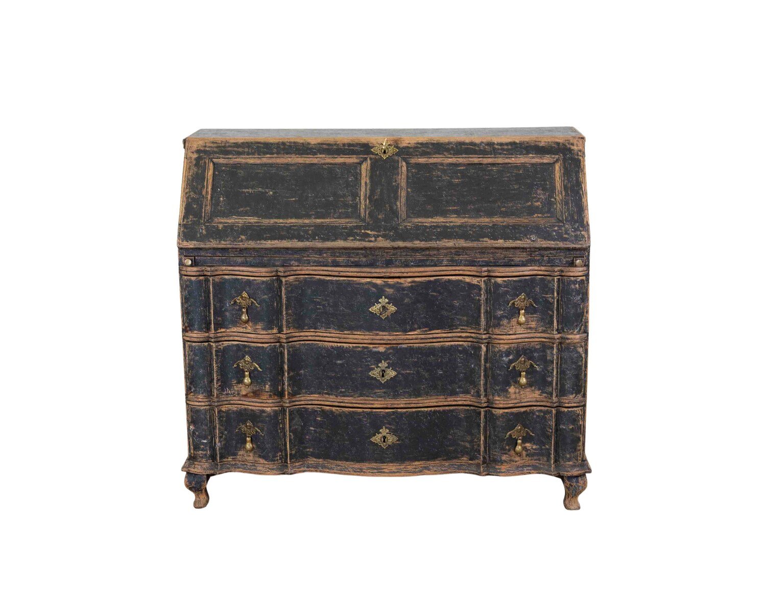 Danish Rococo Secretaire, Circa 1760 - JAA