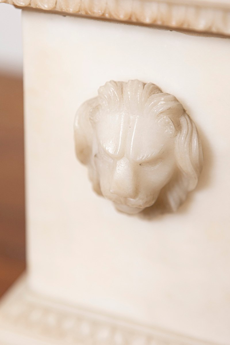 19th Century French Alabaster Clock - JAA