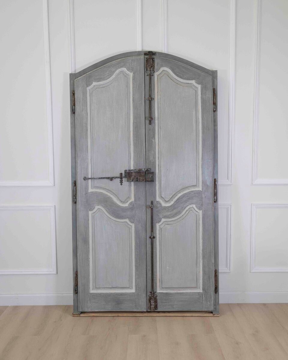 18th Century Painted Double-Sided Communication Door - JAA