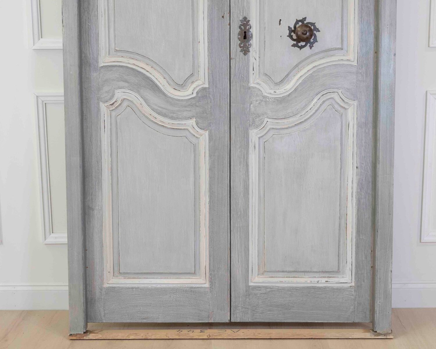 18th Century Painted Double-Sided Communication Door - JAA