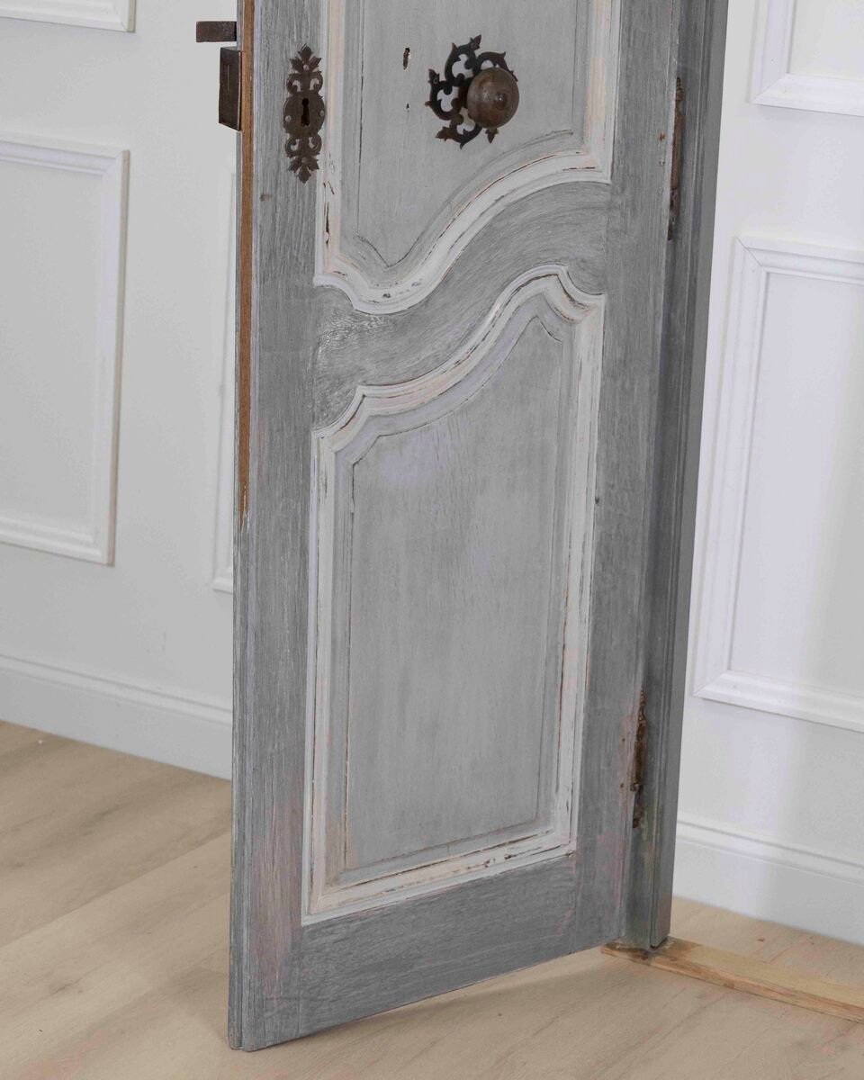 18th Century Painted Double-Sided Communication Door - JAA