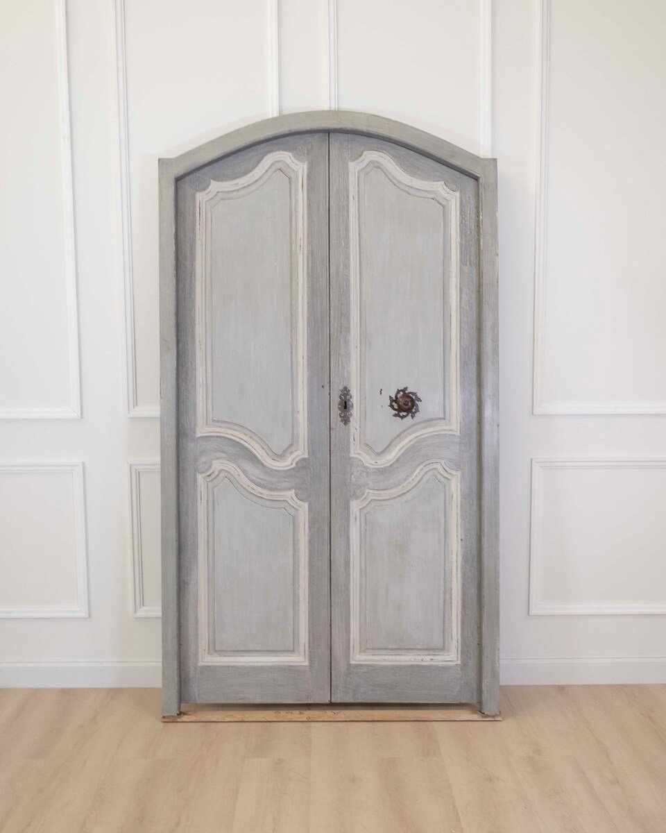 18th Century Painted Double-Sided Communication Door - JAA