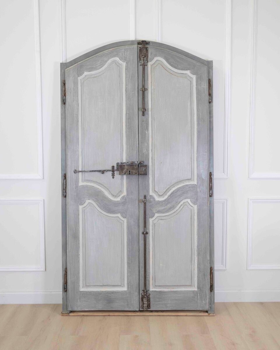 18th Century Painted Double-Sided Communication Door - JAA