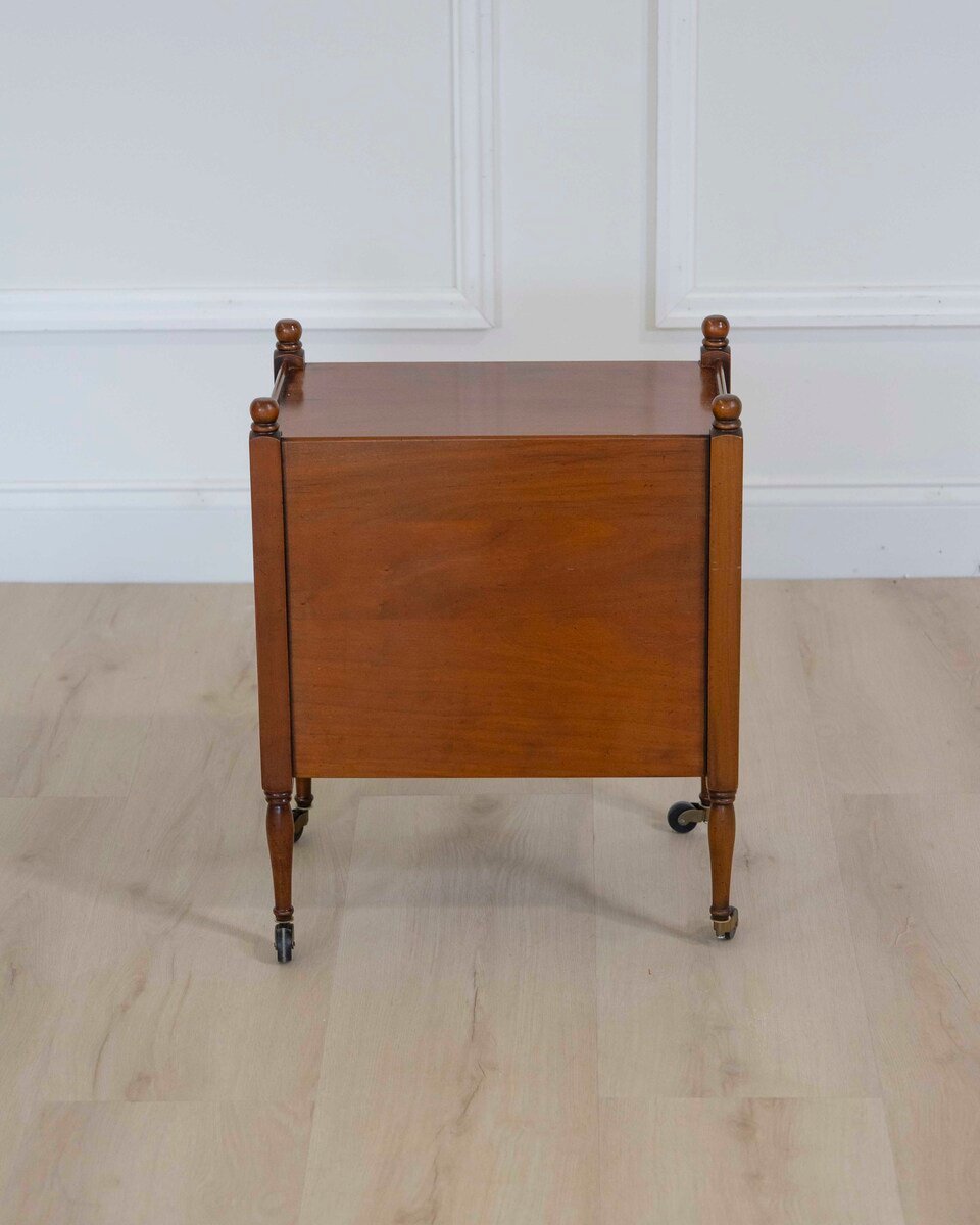 Small Cherry Wood Bedside Table - JAA