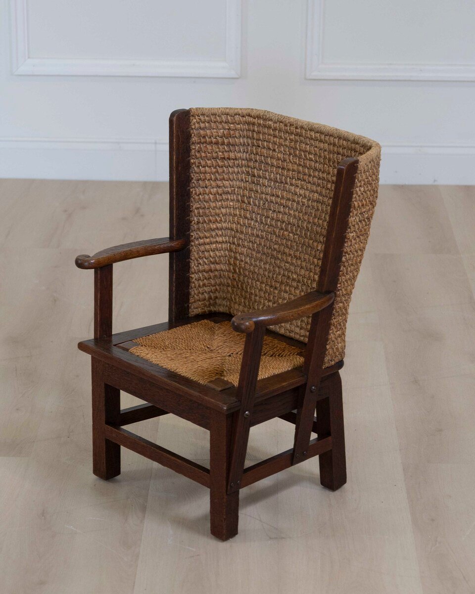 Scottish 19th Century Child's Orkney Chair - JAA