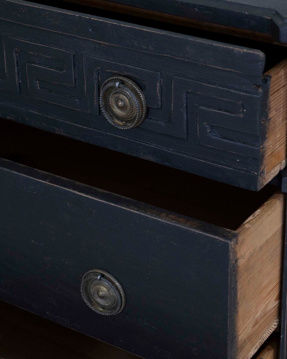 Swedish Gustavian Style Three Drawer Chest - JAA