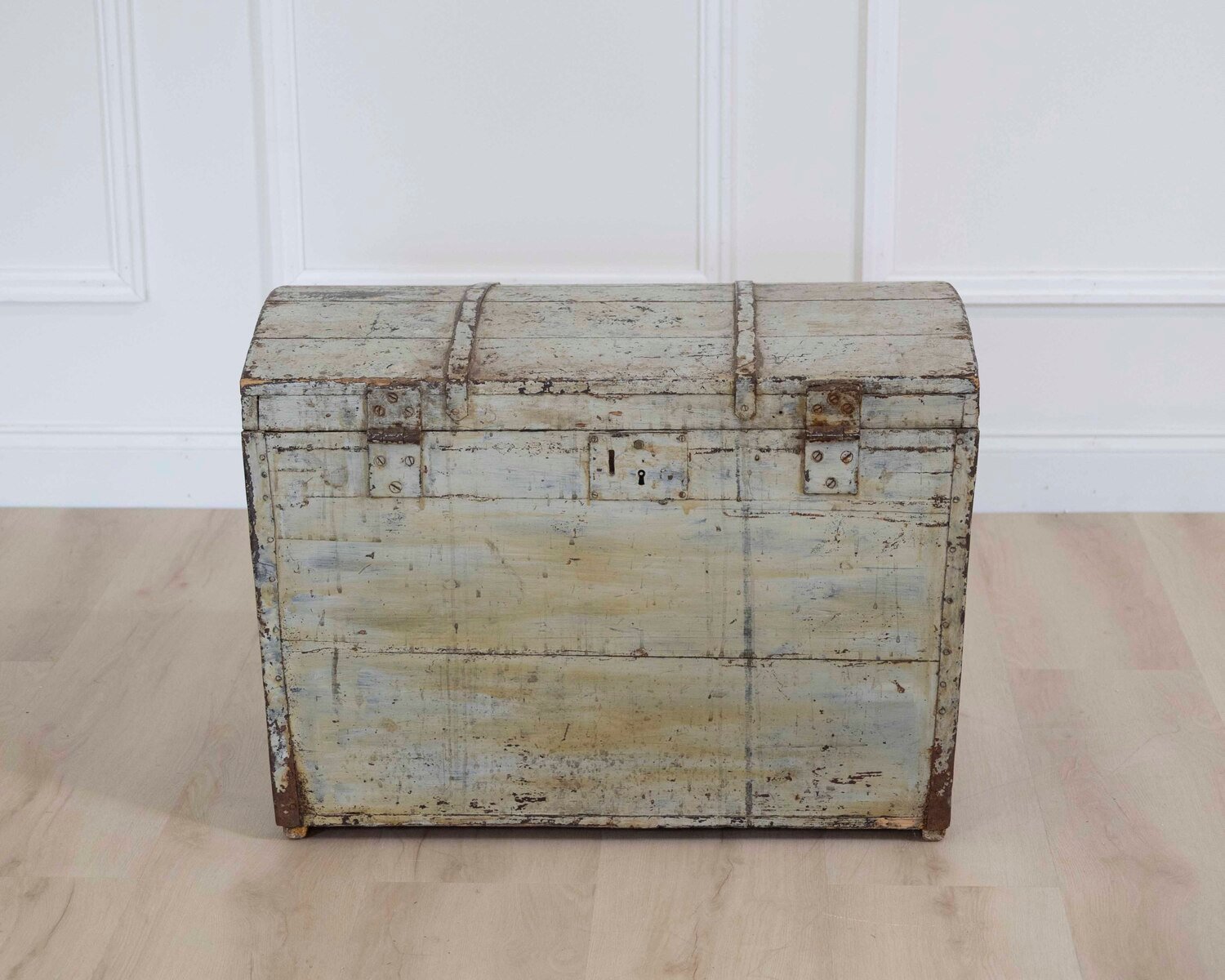Scandinavian 19th Century Small Dome Top Trunk - JAA