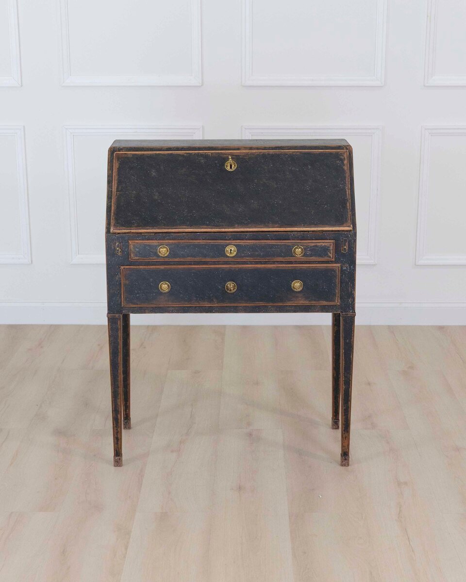 Swedish 18th Century Gustavian Slant-Front Desk - JAA