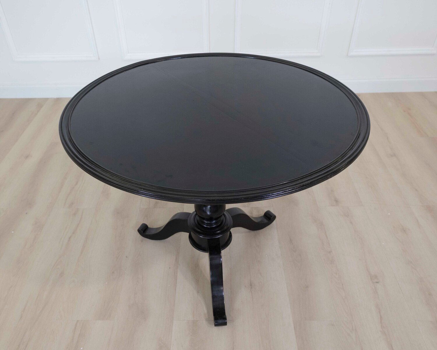 19th Century Ebonized Tilt-Top Table - JAA